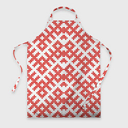 Фартук кулинарный Славянский орнамент этнический узор, цвет: 3D-принт