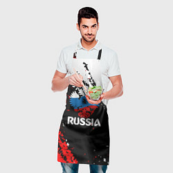 Фартук кулинарный Russia Герб в цвет Флага, цвет: 3D-принт — фото 2