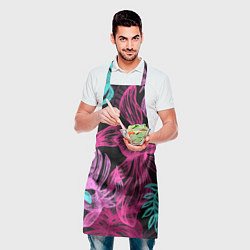Фартук кулинарный Папоротниковый неон, цвет: 3D-принт — фото 2
