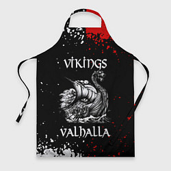 Фартук кулинарный Викинги: Вальхалла Vikings: Valhalla, цвет: 3D-принт