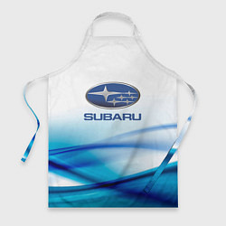 Фартук кулинарный Subaru Спорт текстура, цвет: 3D-принт