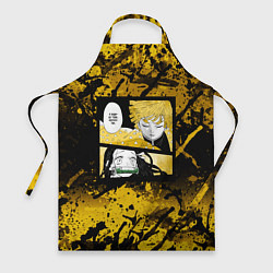 Фартук кулинарный Клинок, рассекающий демонов Зеницу, Незуко, цвет: 3D-принт