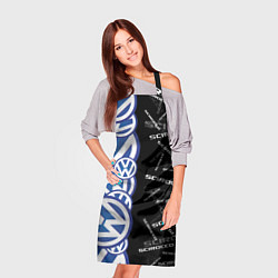 Фартук кулинарный Volkswagen Scirocco Half Pattern, цвет: 3D-принт — фото 2