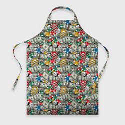 Фартук кулинарный Деньги Казино, цвет: 3D-принт