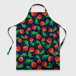 Фартук кулинарный Тюльпаны Весенние цветы, цвет: 3D-принт