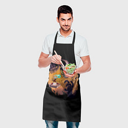 Фартук кулинарный Борьба Чашки с Дьяволом Cuphead, цвет: 3D-принт — фото 2