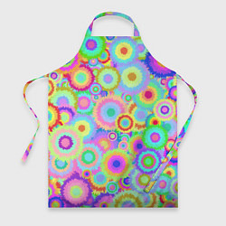 Фартук кулинарный Disco-Tie-Dye, цвет: 3D-принт