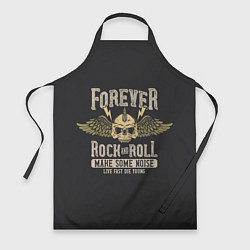 Фартук кулинарный FOREVER ROCK AND ROLL, цвет: 3D-принт