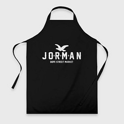 Фартук кулинарный Узор Black Jorman Air Dope Street Market, цвет: 3D-принт