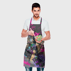 Фартук кулинарный Jinx v3 Arcane LoL, цвет: 3D-принт — фото 2