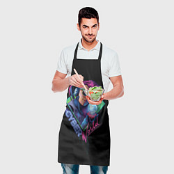 Фартук кулинарный Cyber World, цвет: 3D-принт — фото 2