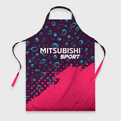 Фартук кулинарный MITSUBISHI Sport Краски, цвет: 3D-принт