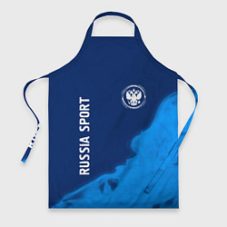 Фартук кулинарный РОССИЯ - ГЕРБ Russia Sport Пламя, цвет: 3D-принт