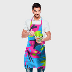 Фартук кулинарный Color abstract pattern Summer, цвет: 3D-принт — фото 2