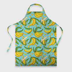 Фартук кулинарный Banana pattern Summer Fashion 2022, цвет: 3D-принт