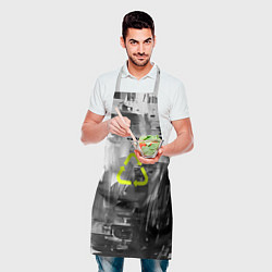 Фартук кулинарный Recycling, цвет: 3D-принт — фото 2