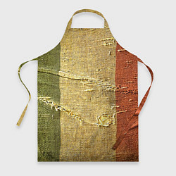 Фартук кулинарный Флаг Италии Мешковина Flag of Italy Burlap, цвет: 3D-принт