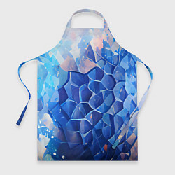 Фартук кулинарный Blue scales, цвет: 3D-принт