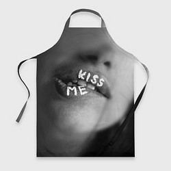 Фартук кулинарный Kiss- me, цвет: 3D-принт