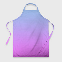Фартук кулинарный Голубо-розовый градиент, цвет: 3D-принт