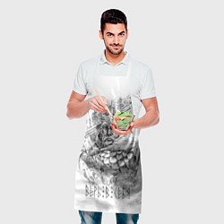 Фартук кулинарный Верь в себя, живи по чести, цвет: 3D-принт — фото 2