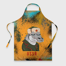 Фартук кулинарный Nft token art USSR, цвет: 3D-принт