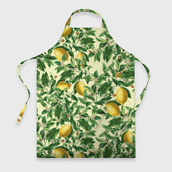 Фартук кулинарный Лимоны На Ветках, цвет: 3D-принт