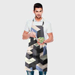 Фартук кулинарный Изометрическая Мозаика, цвет: 3D-принт — фото 2