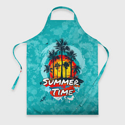 Фартук кулинарный Summer time - летнее время, цвет: 3D-принт