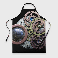 Фартук кулинарный Mechanism of gears in Steampunk style, цвет: 3D-принт