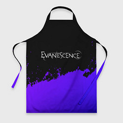 Фартук кулинарный Evanescence Purple Grunge, цвет: 3D-принт