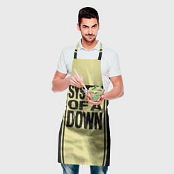 Фартук кулинарный System of a Down: 5 Album Bundle, цвет: 3D-принт — фото 2