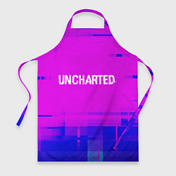 Фартук кулинарный Uncharted Glitch Text Effect, цвет: 3D-принт