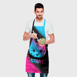 Фартук кулинарный Stray - Neon Gradient, цвет: 3D-принт — фото 2