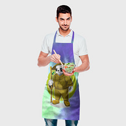 Фартук кулинарный Мудрая Кунг фу панда, цвет: 3D-принт — фото 2