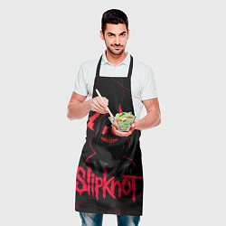 Фартук кулинарный Slipknot - rock forever, цвет: 3D-принт — фото 2