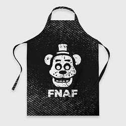 Фартук кулинарный FNAF с потертостями на темном фоне, цвет: 3D-принт