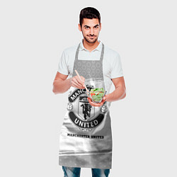 Фартук кулинарный Manchester United sport на светлом фоне, цвет: 3D-принт — фото 2