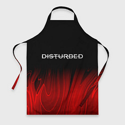 Фартук кулинарный Disturbed red plasma, цвет: 3D-принт
