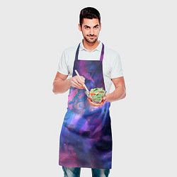 Фартук кулинарный Космическое туманное сияние, цвет: 3D-принт — фото 2