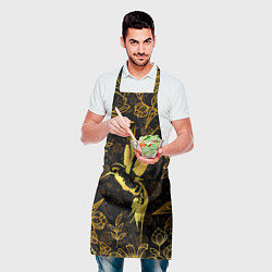 Фартук кулинарный Золотая колибри, цвет: 3D-принт — фото 2