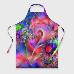 Фартук кулинарный Фракталы нежных оттенков, цвет: 3D-принт