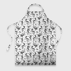 Фартук Скелетон в шляпе