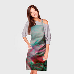 Фартук кулинарный Абстрактные переливающиеся краски, цвет: 3D-принт — фото 2