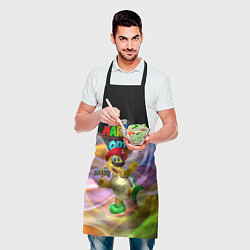 Фартук кулинарный Super Mario Odyssey - Hero turtle Koopa Troopa, цвет: 3D-принт — фото 2