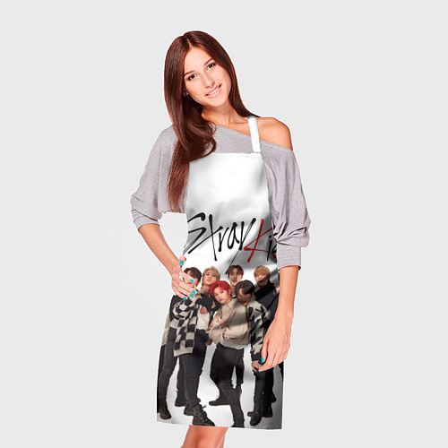 Фартук Stray Kids white background / 3D-принт – фото 3