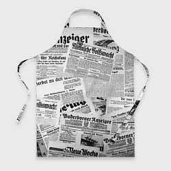 Фартук кулинарный Газетный коллаж, цвет: 3D-принт