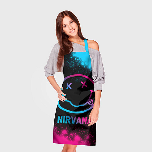 Фартук Nirvana - neon gradient / 3D-принт – фото 3