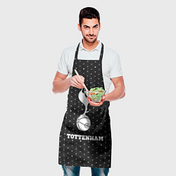 Фартук кулинарный Tottenham sport на темном фоне, цвет: 3D-принт — фото 2