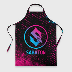 Фартук кулинарный Sabaton - neon gradient, цвет: 3D-принт